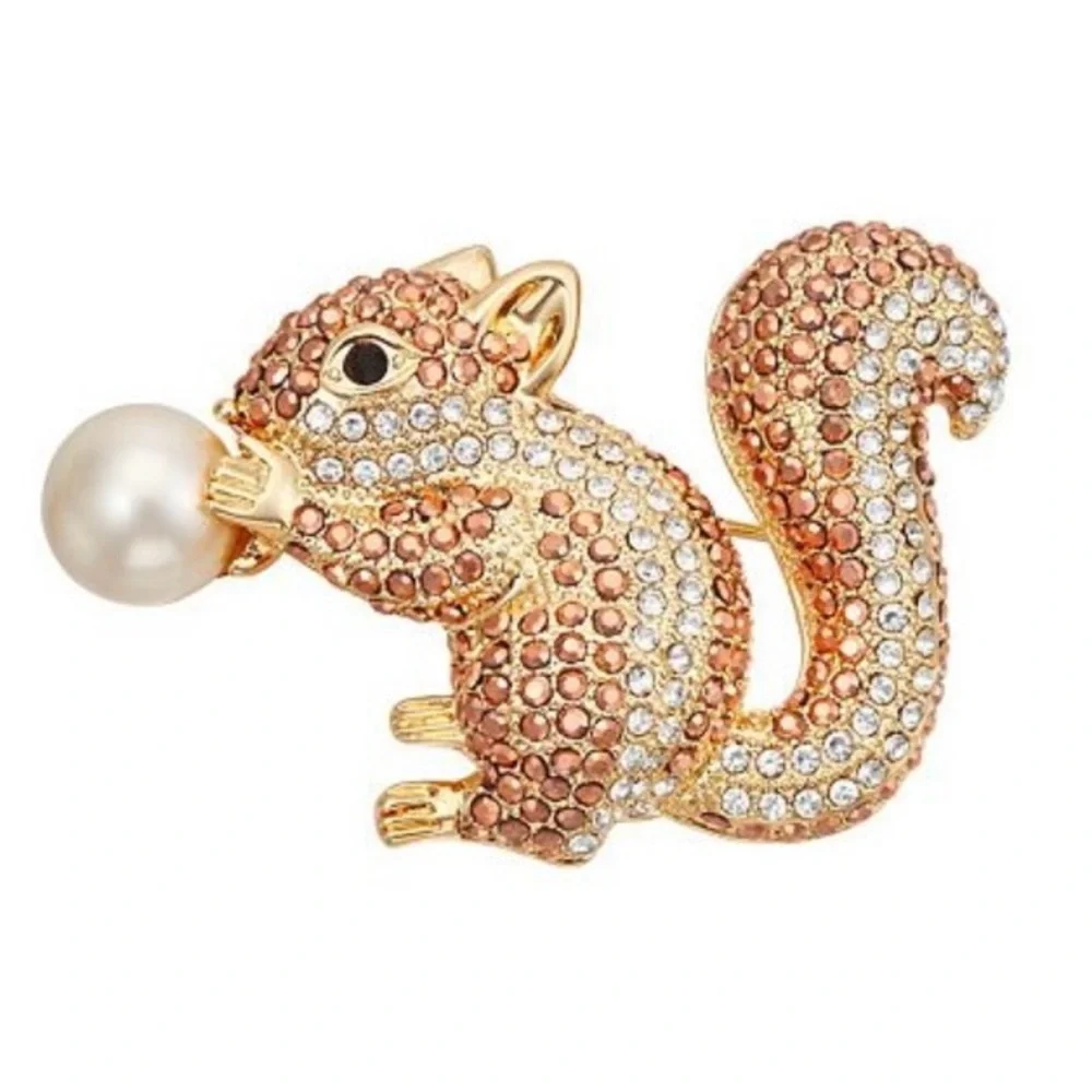 New! Napier Squirrel Brooch